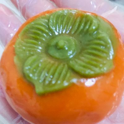 抹茶粉|广式金沙奶黄柿子月饼