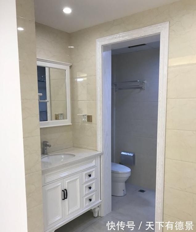 卫生间|媳妇花15万倒腾的新家，漂亮又实用，亲友没有不夸她能干的！