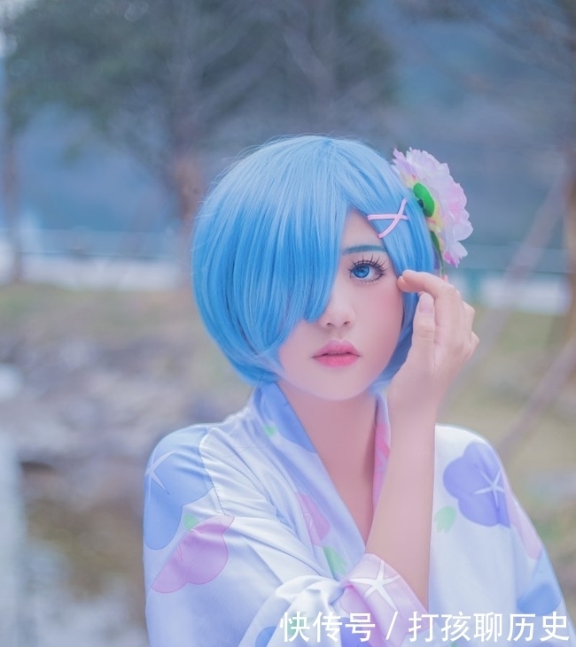 蕾姆|如果真爱有颜色,那么一定是蓝色!——蕾姆 浴衣cosplay