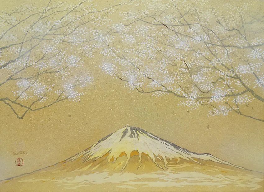 画家#这位日本画家的画有一种静谧的精致感,唤起一种沉思、空灵的感觉