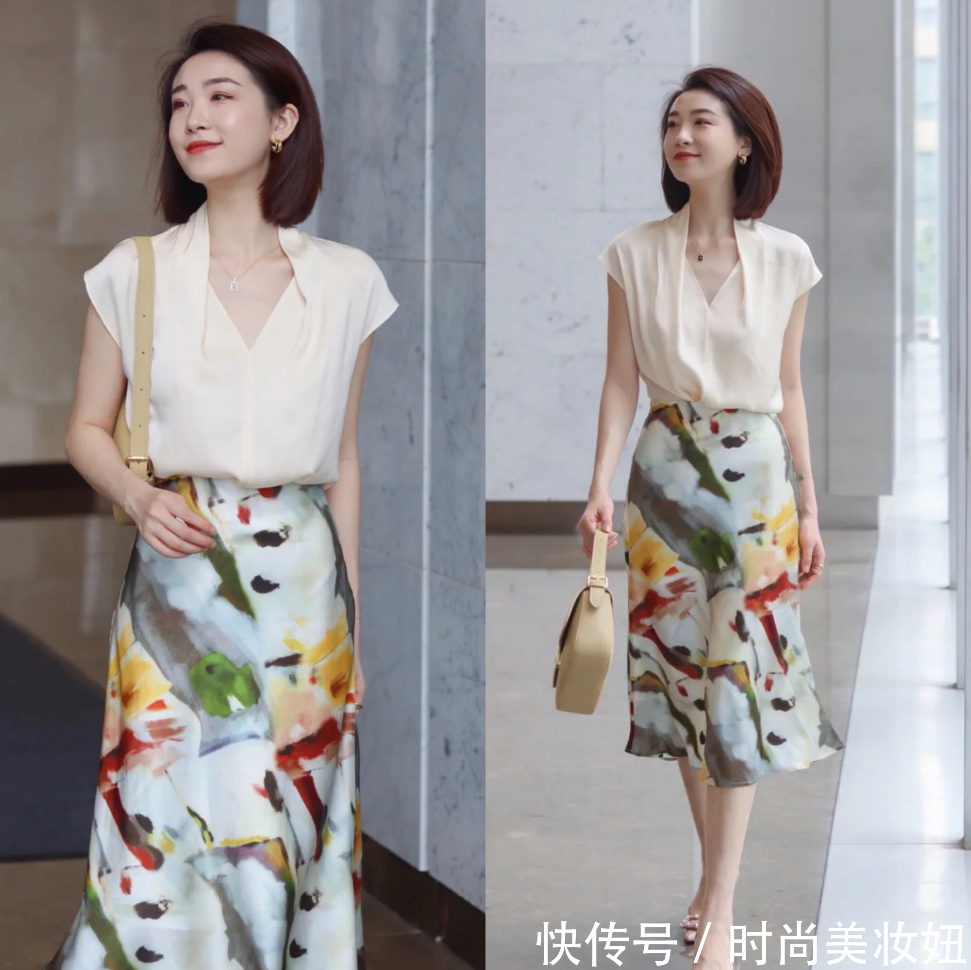 穿搭|真正有高级感的女人,穿衣从不刻意“装嫩”,简约穿搭更显高级感