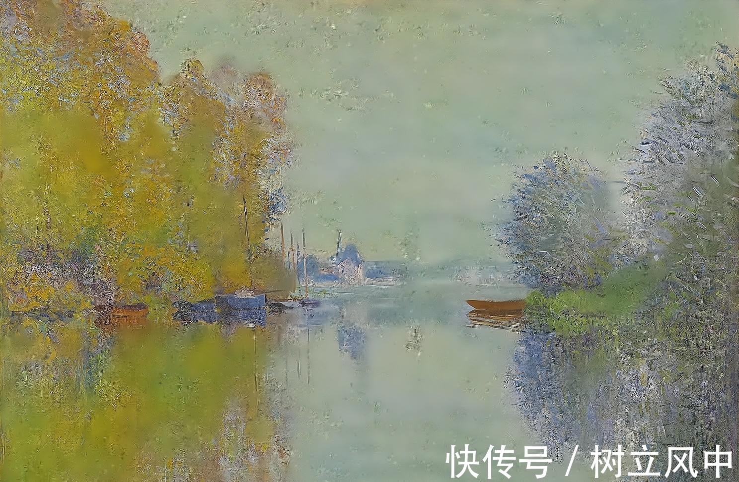 橡树&油画风景：大师笔下的秋天树木，带你漫步在秋色灿烂的世界里
