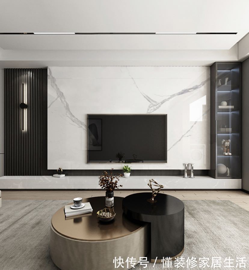 电视背景墙|这5款电视墙的设计,不仅拍照好看,还收获上万人关注,值得学习