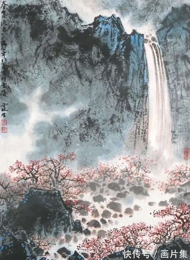 金陵画派$他跟随山水画大师傅抱石习画二十年,为傅派山水第一传人