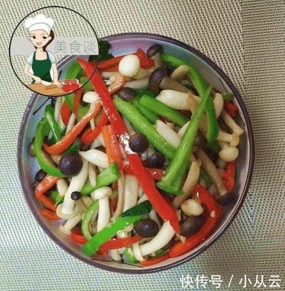 好吃|这两种素菜一起炒,原来这么好吃,难怪儿子喜欢,还埋怨我做少了