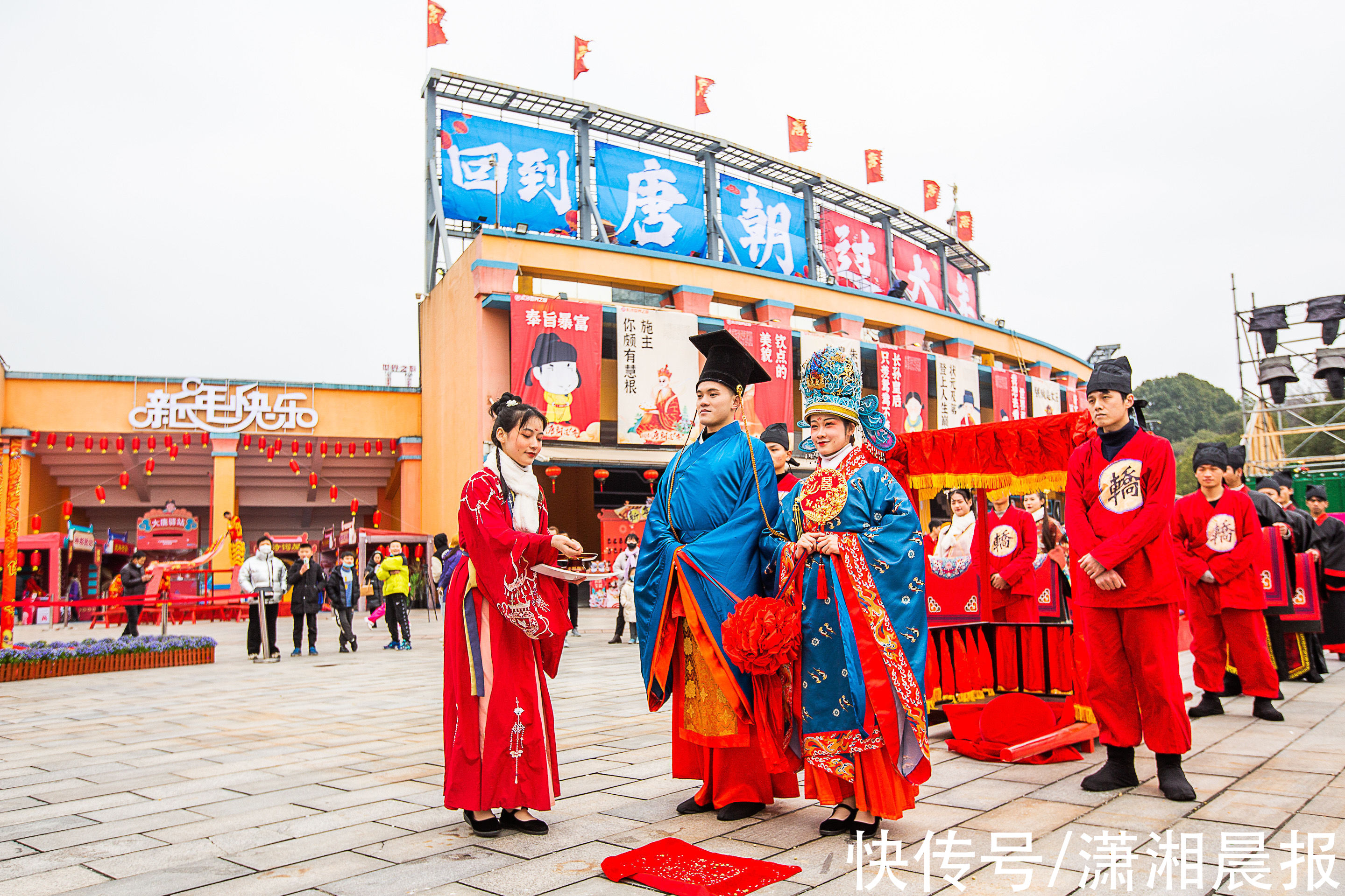 唐风#穿汉服、赏烟花，长沙世界之窗推出七大主题活动打造唐风中国年