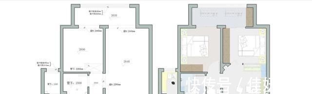 结构|73小户型,老公坚持把客厅抬高45公分,结果变三室一厅!太实用了