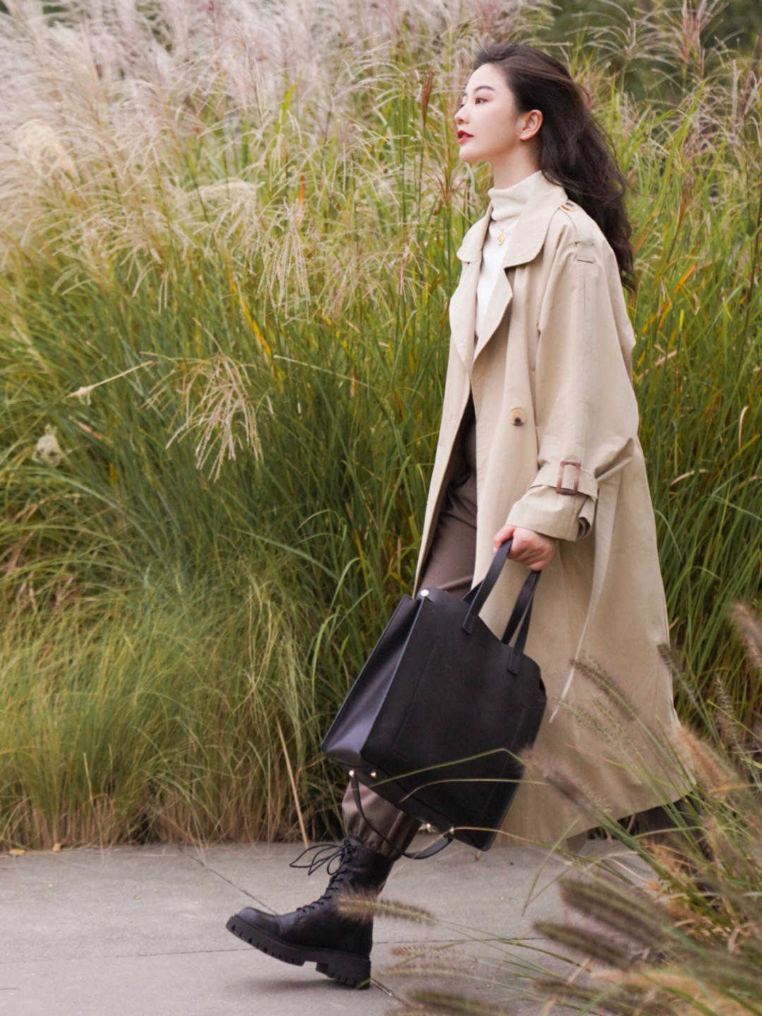 穿搭|长款会视觉疲劳，还难搭配，不，至少风衣不会