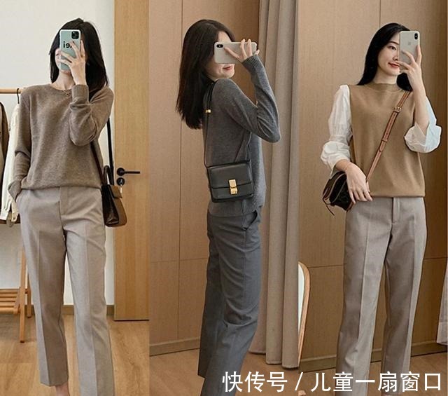 时髦 春天简约的通勤风穿搭,优雅时髦温柔,演绎迷人的气质美!
