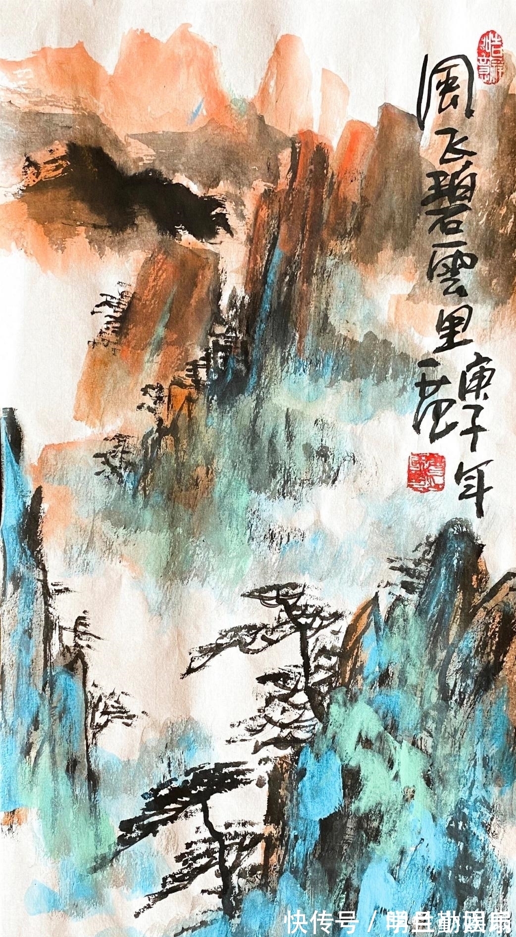 姜国华#姜国华:当代大写意第一人,享誉海内外的艺术家