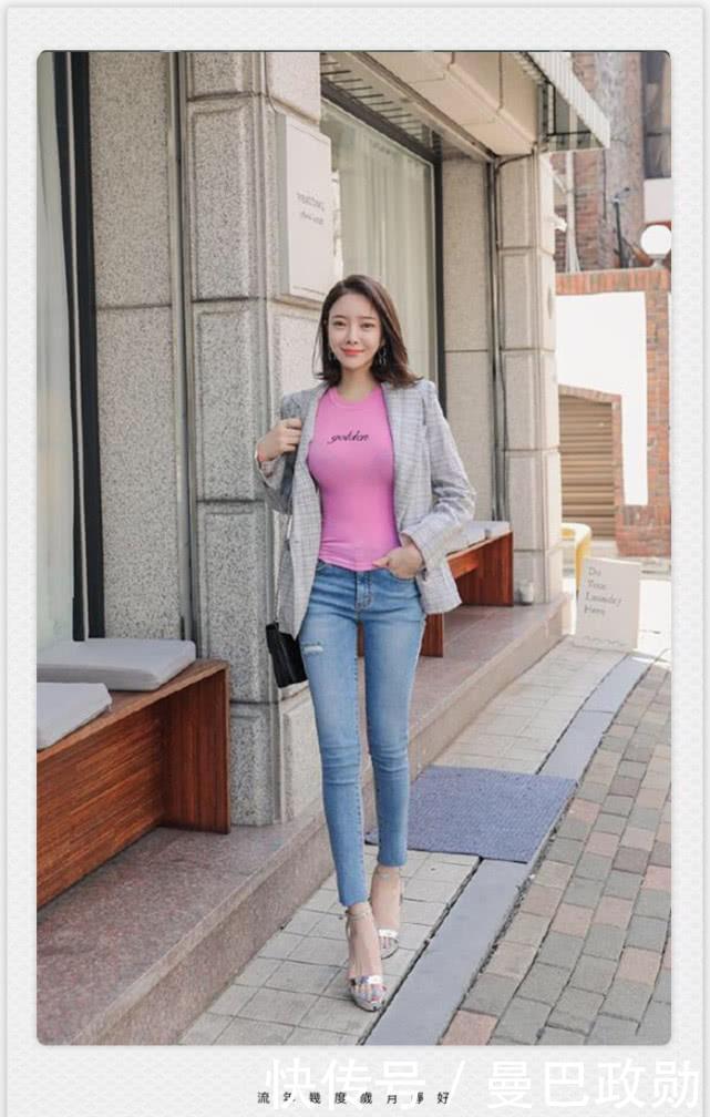 个性|牛仔裤穿搭时尚更省心,高端大气上档次,视觉上显得个性潮流