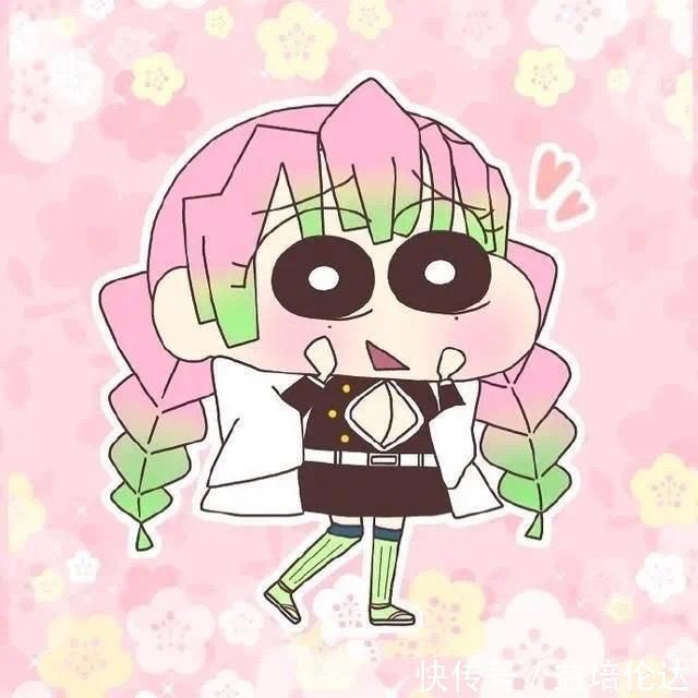 小新|鬼灭之刃:全员变蜡笔小新,祢豆子太可爱,只有他小新也驾驭不了