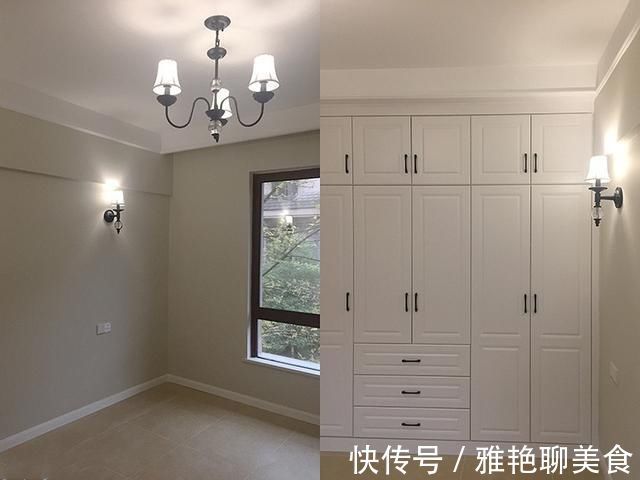 吊灯|140平新房花了13万,硬装基本完工家具还没上,最满意全屋柜子