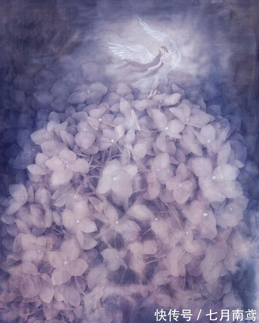 鲍莺|女性画家特有的审美情调,被她释放的淋漓尽致|鲍莺花鸟画