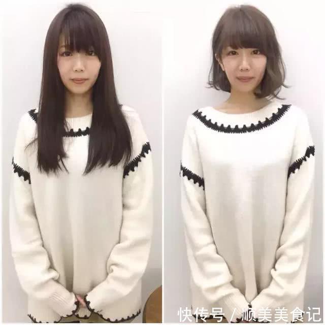 短发|日本妹子剪完短发的前后对比，短发果然有毒！