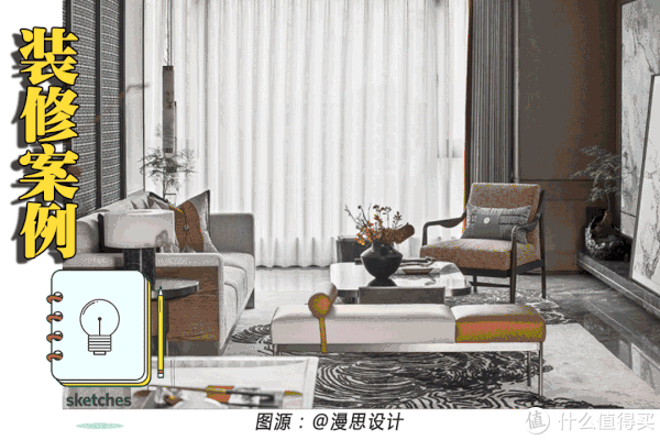 中式|有一种诗情画意，叫做中式风，115㎡东方雅居，入户后，翰墨飘香