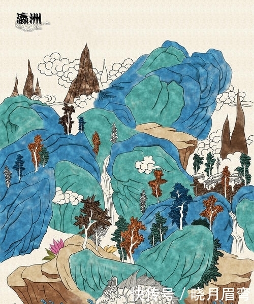 道教|道教神话传说中的四座仙山,每一座都是神仙的居住之地!