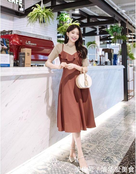 褐色 韩式温柔奶茶色系穿搭,穿出好气质,温柔又优雅