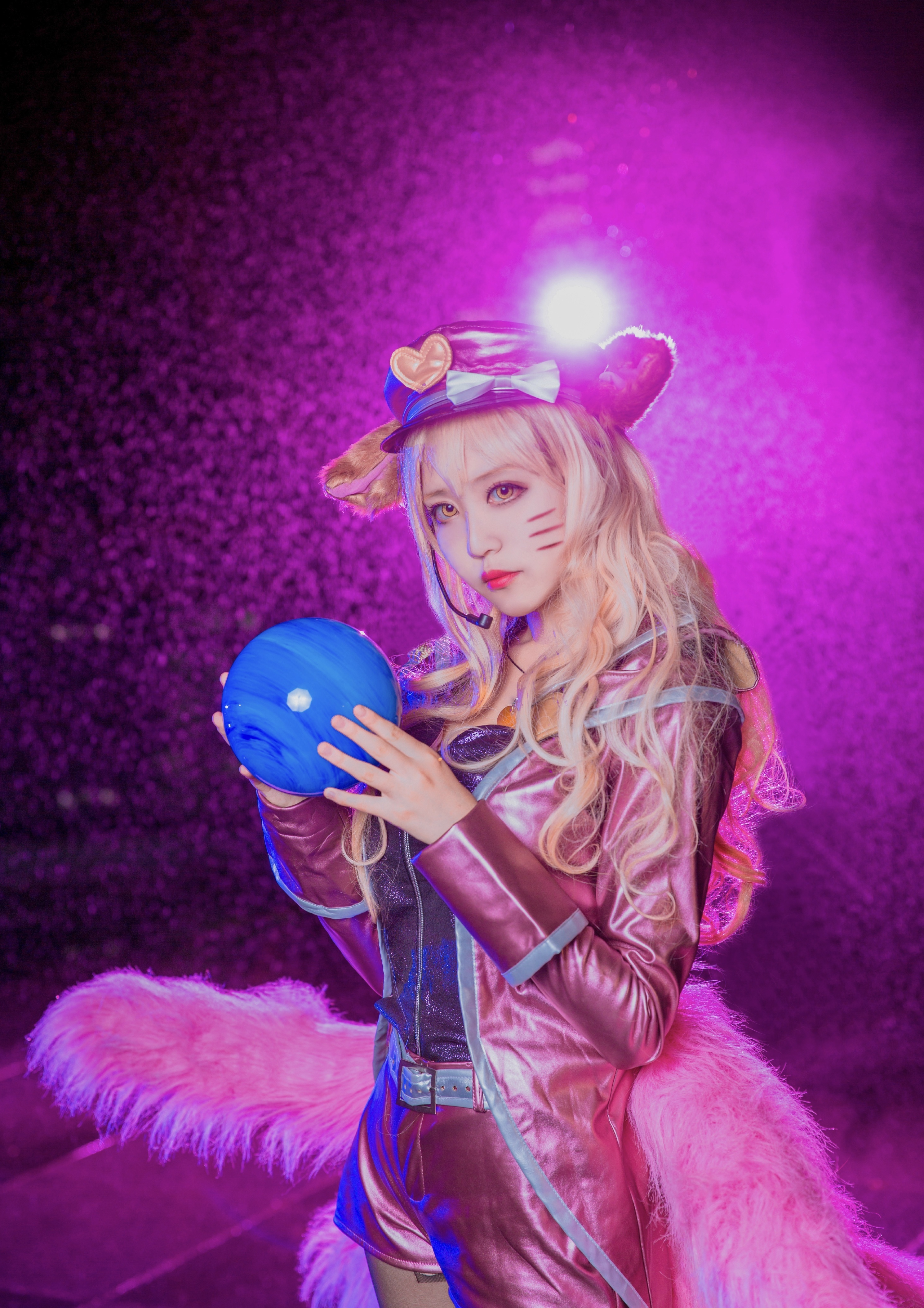 阿狸|cos:偶像歌手九尾妖狐阿狸,今晚给你唱一首特别的歌