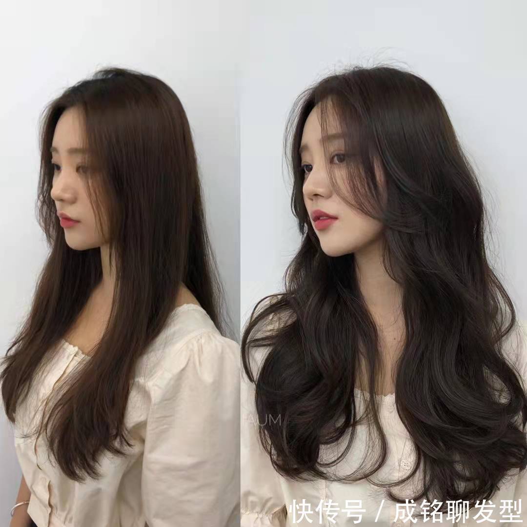 棕色系 漂染好看但太伤头发,今年流行不漂发的发色,洋气显白又有高级感