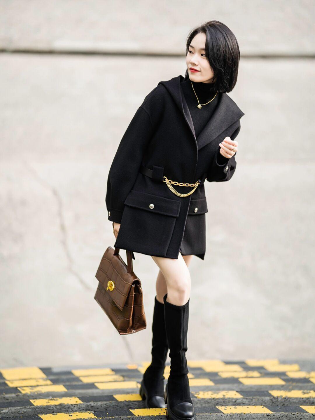 小蛮腰 这些“大衣”穿搭才叫高级,精致干练又有气场,每一套都可照着穿