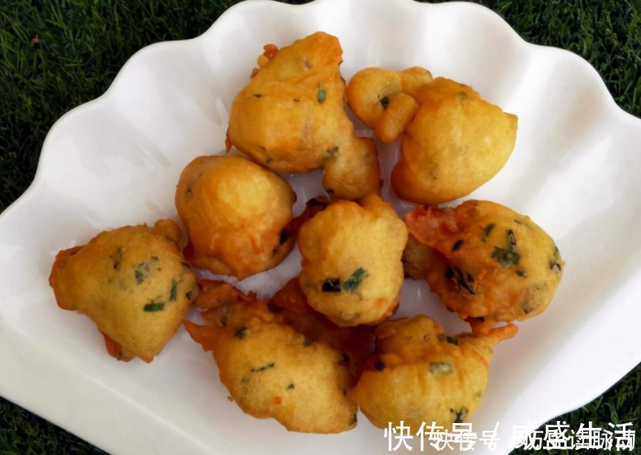 面糊|早餐做鸡蛋泡泡,不发面不揉面,10分钟出一锅,比油条好做好吃