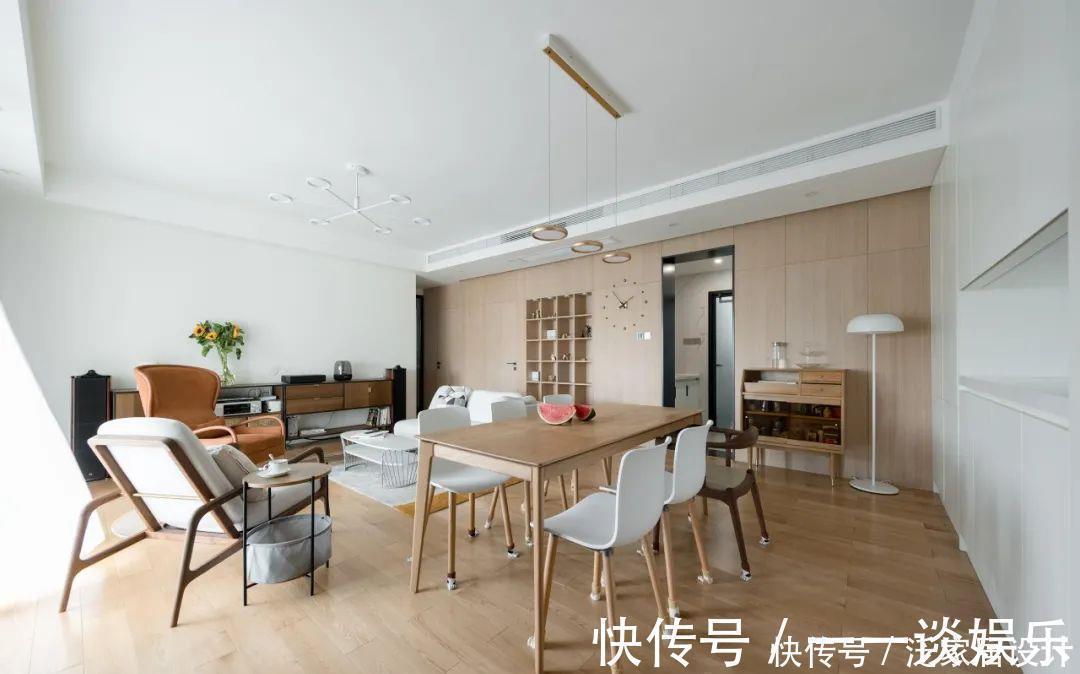 简洁|120㎡现代日式风,简约舒适的装修效果,一点也不输给豪宅!