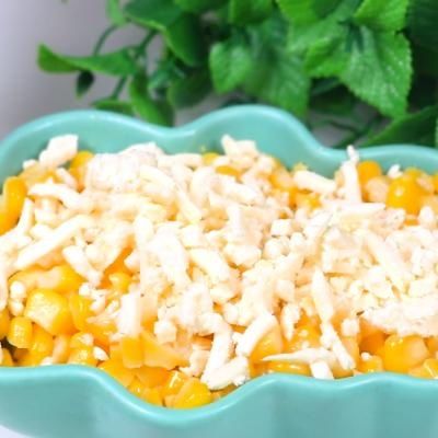 经典的芝士美食,芝士焗玉米