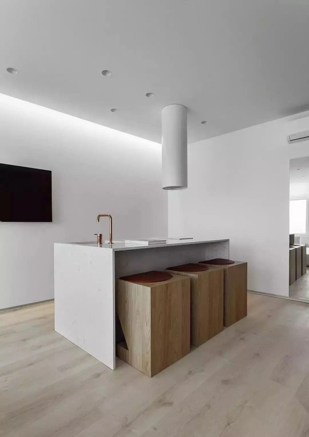 操作台|小户型这样装吧台，既是隔断又是餐桌，情调满分还不占空间！