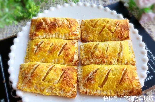 早餐,女儿和我迷上了吃它,外皮香酥,馅香甜果味足,2元钱搞定