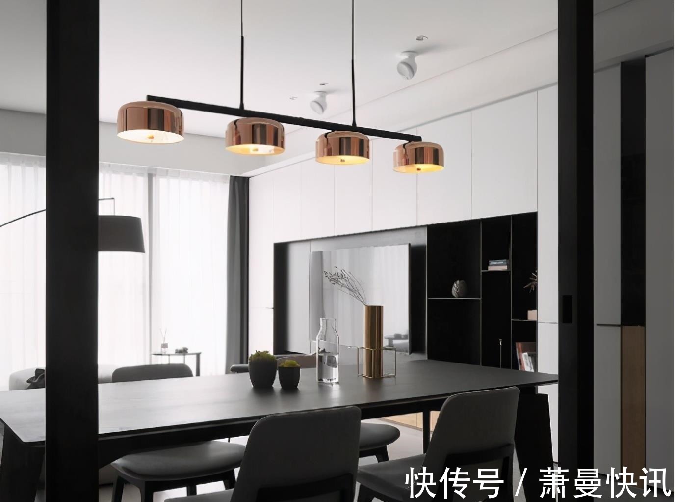 性冷淡|现代标准空间,灰度空间搭配清玻墙面,令人意犹未竟的性冷淡风