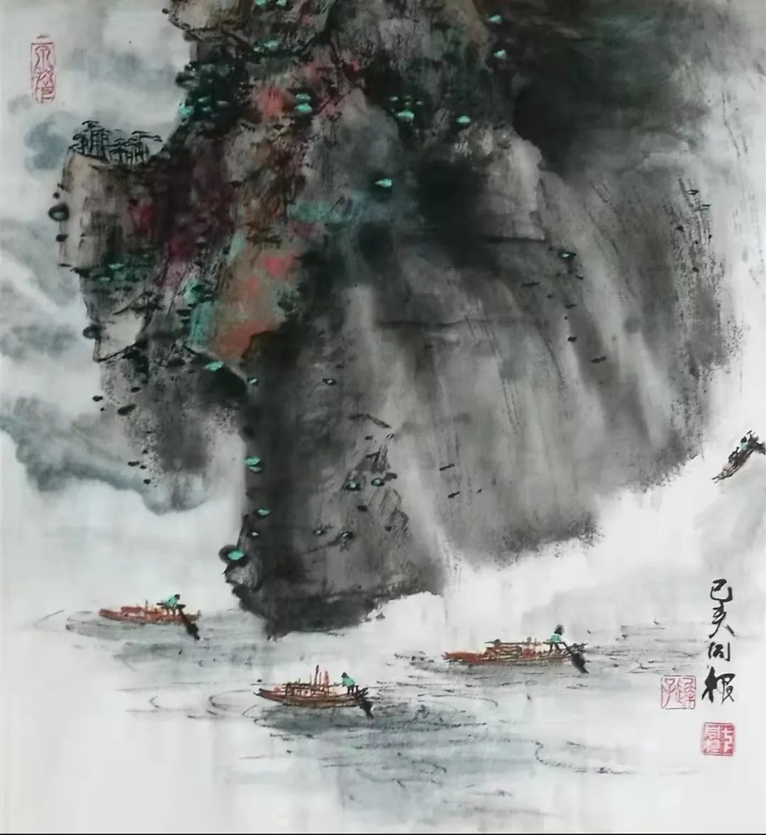 蔡玲!《书画南北方》一一《写意生活艺术组合》迎春中国画小品展
