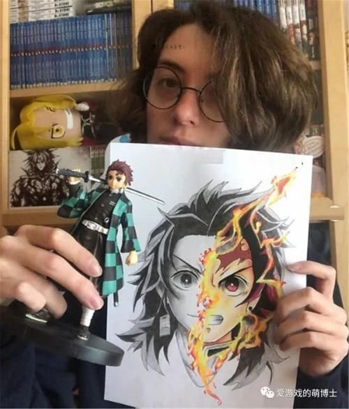 彩稿|素描与彩稿共存,美术达人打造《鬼灭之刃》主题奇妙画作