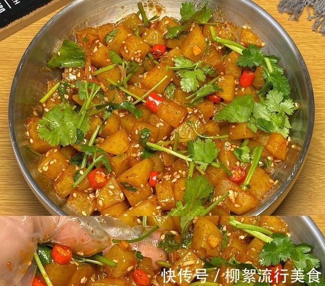 土豆丁|土豆还能这样吃真不敢相信,味道让人回味无穷,焦香软糯!