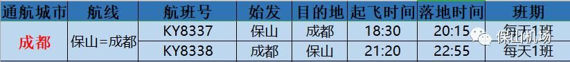 机场|10月25日保山机场邀您畅游全国 说走就走