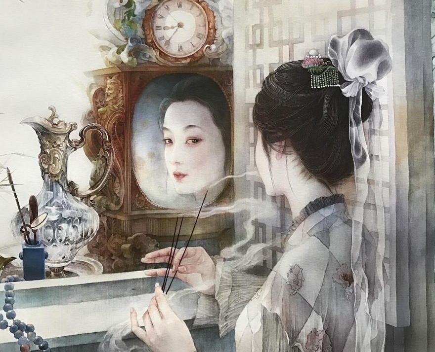 薛宝钗#整个贾府,妙玉只看得起这三人,没有贾母,也没有薛宝钗