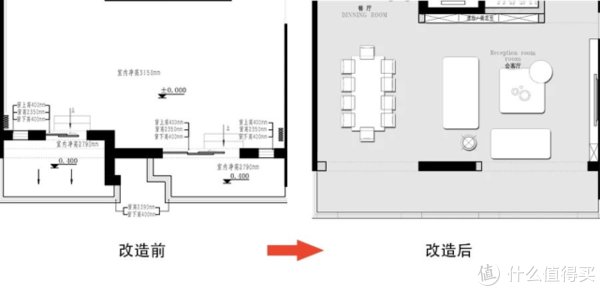 玄关|北京三环360㎡大平层,两房贯通+超大露台,一家四口住的简直太爽