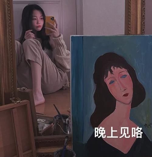  李嫣绘画风格走高级路线，专业程度很高，作品价值超100万