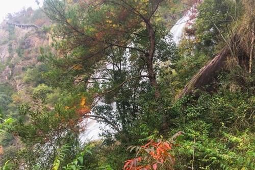 天台磐安游之四，踏上试与黄果树瀑布一决高低的天台山桐柏大瀑布