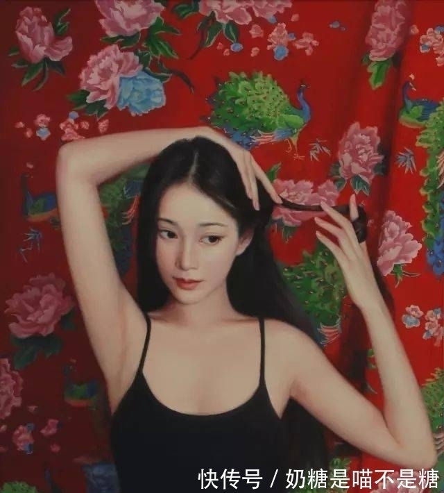 笔触#火辣!光影下的女性充满迷人的魅力,探究油画语言的艺术审美!