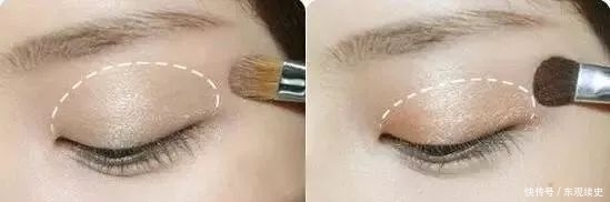 双眼皮vs单眼皮眼妆,学会两种眼影画法,一不小心你就走“红”了