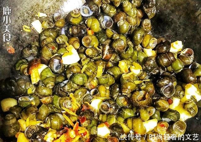 风味|炒田螺,如何炒出大排档风味大厨多加一把料,螺肉更鲜香爽辣