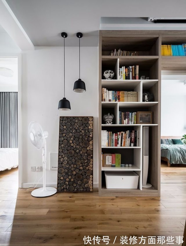 屋主家|135㎡舒适北欧风,多功能书架实用性逆天!