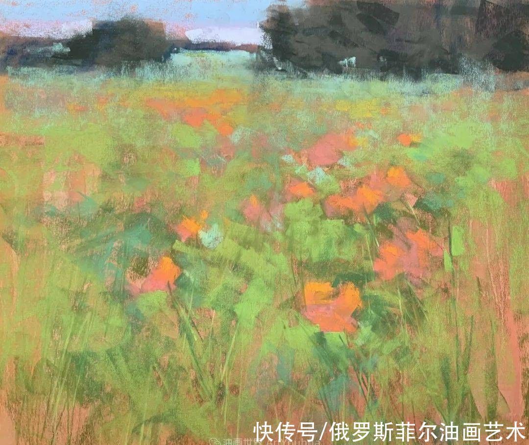 艺术家|美国当代粉彩艺术家贝萨尼·菲尔兹粉彩风景画作品欣赏