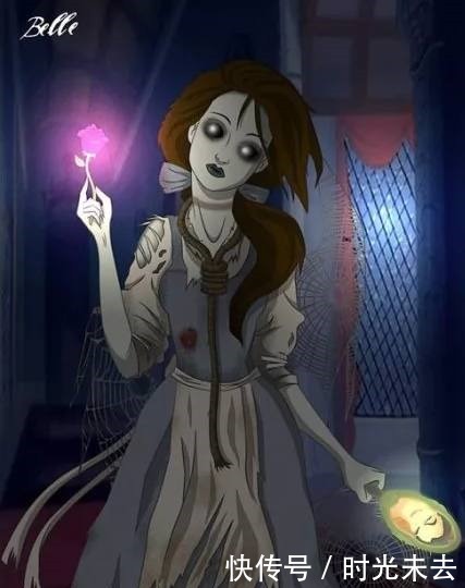 公主|毁童年你没见过的迪士尼公主,夜幕降临化身魔鬼的公主要去觅食
