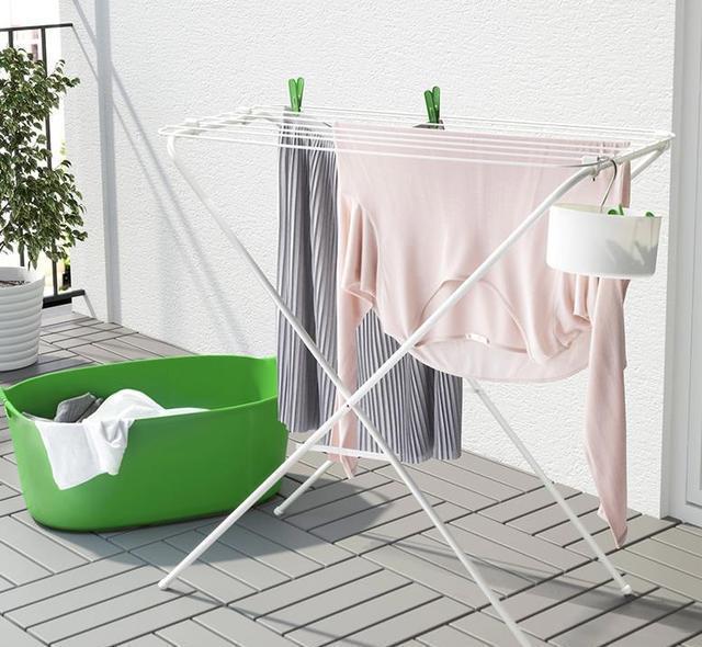 客厅|阳台和客厅打通后,衣服晾哪里?5种办法解决,让你不再困扰!