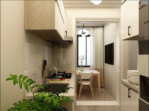 会客厅|厨房改成独立餐厅,卧室装个会客区,这套32㎡小户型太惊艳了!