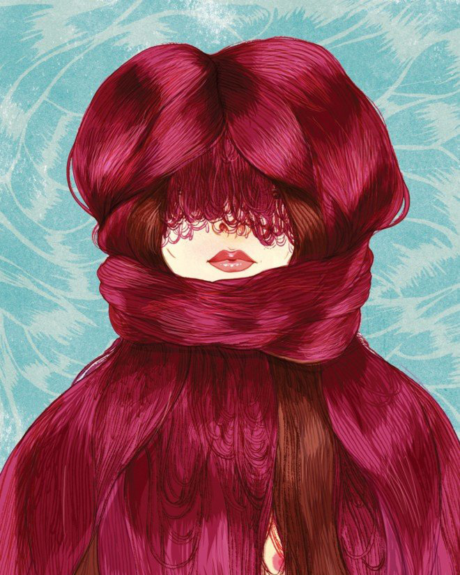 纽约视觉艺术学院#著名插画师马科斯的作品,好迷人!