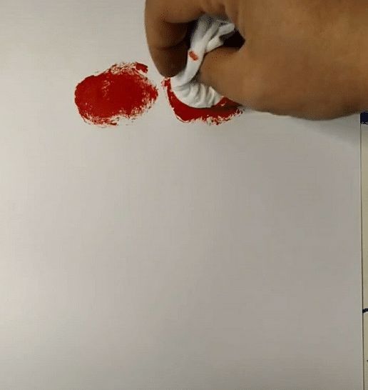 画画&美术生不用笔画画,开始真是会耍宝,结果优秀的艺术才华