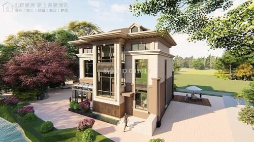 上下楼|11.6×10.7米带电梯农村二层别墅，这样的设计是不是有点奢侈？